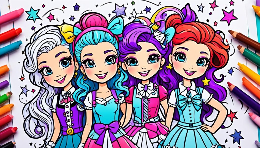 Gacha Life Coloring Pages Example