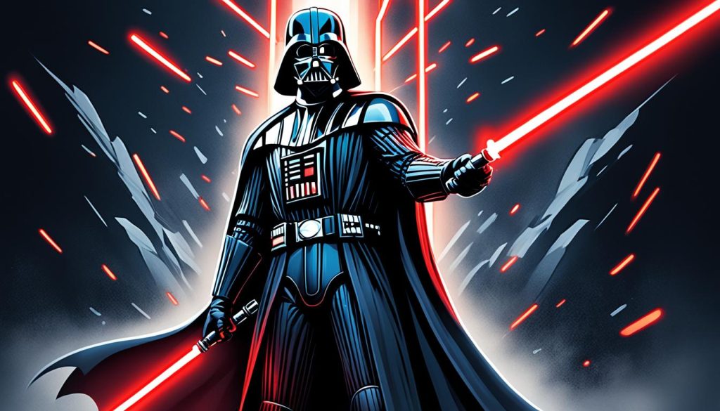 Illustration from Darth Vader coloring book