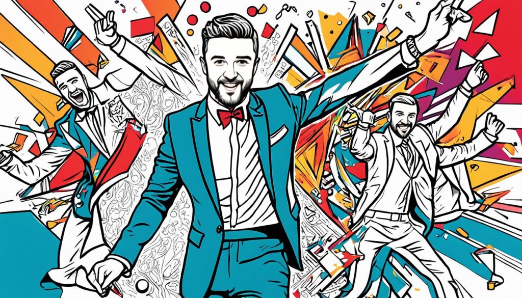 Justin Timberlake Coloring Page