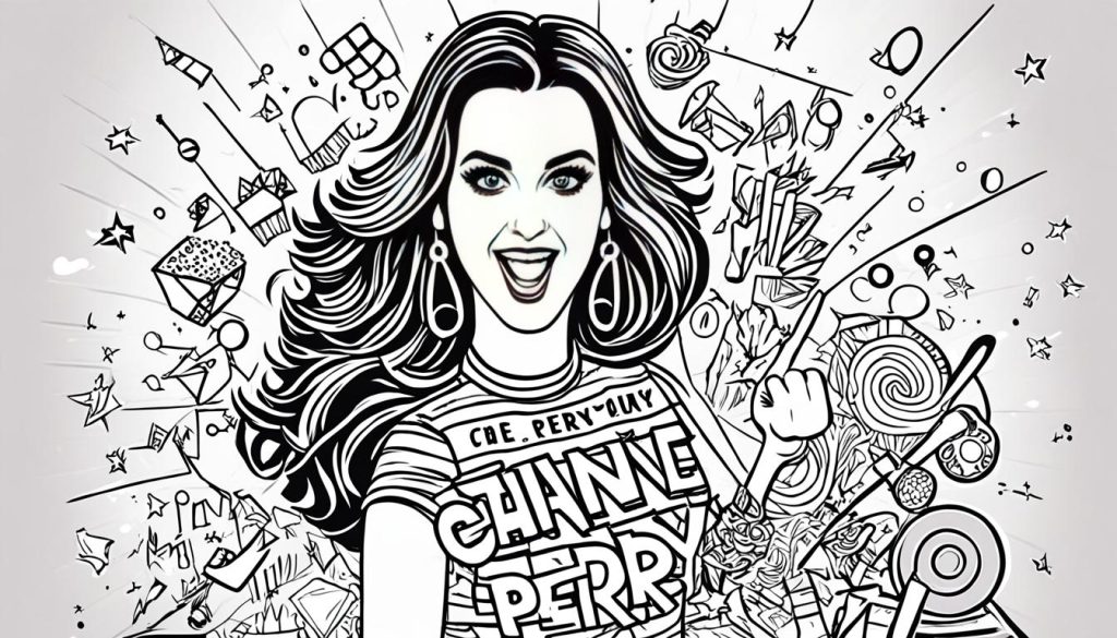 Katy Perry Coloring Page