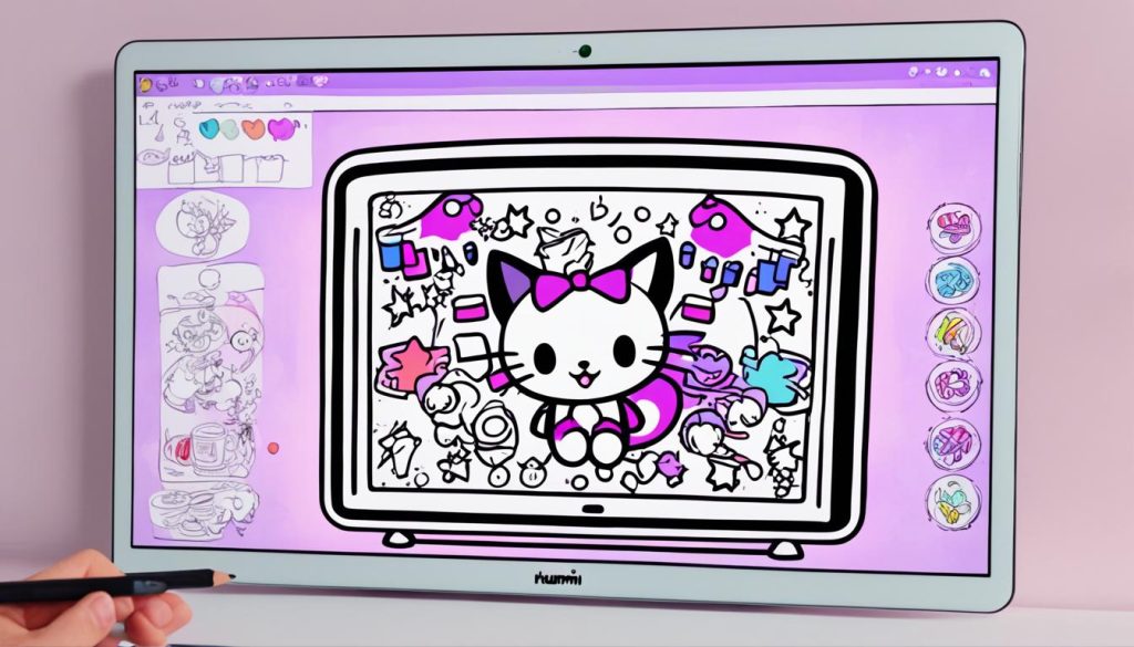 Kuromi Coloring Pages Digital Download