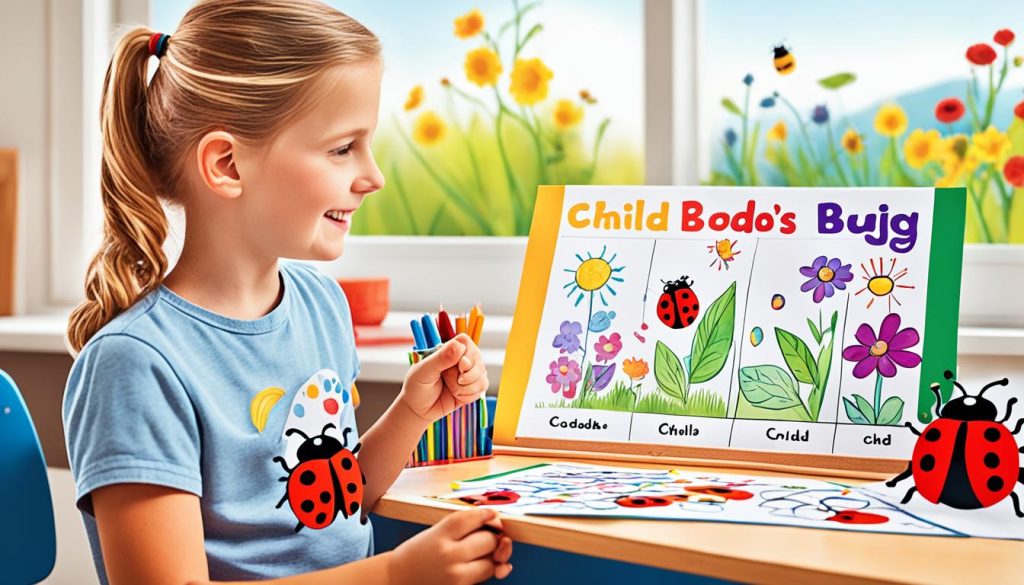Ladybug coloring sheets as educational tools