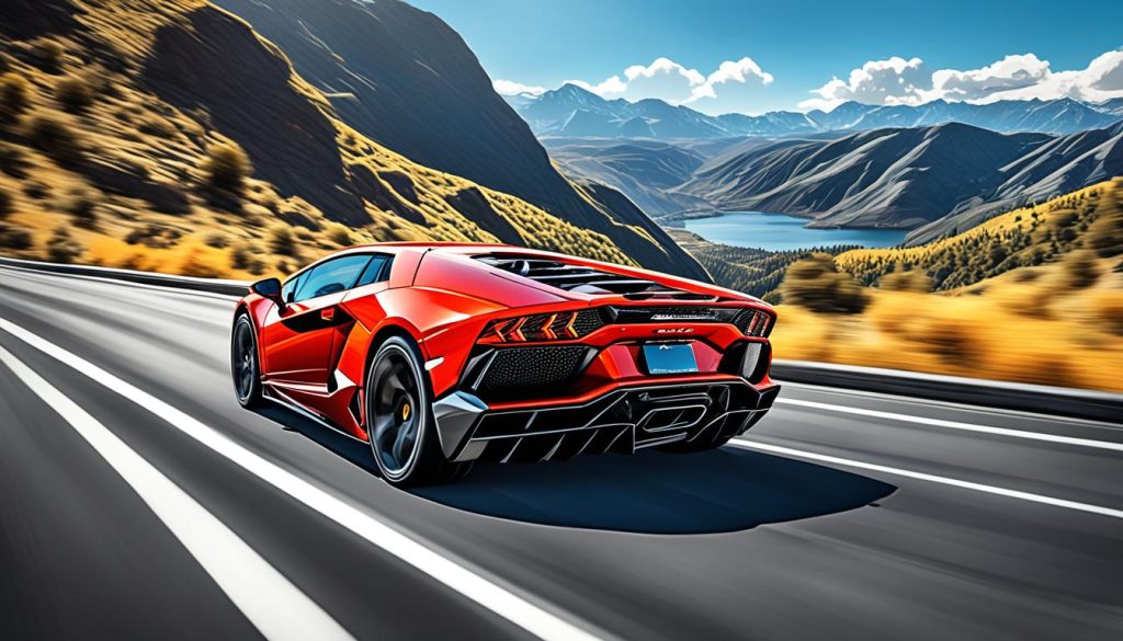 Lamborghini coloring page