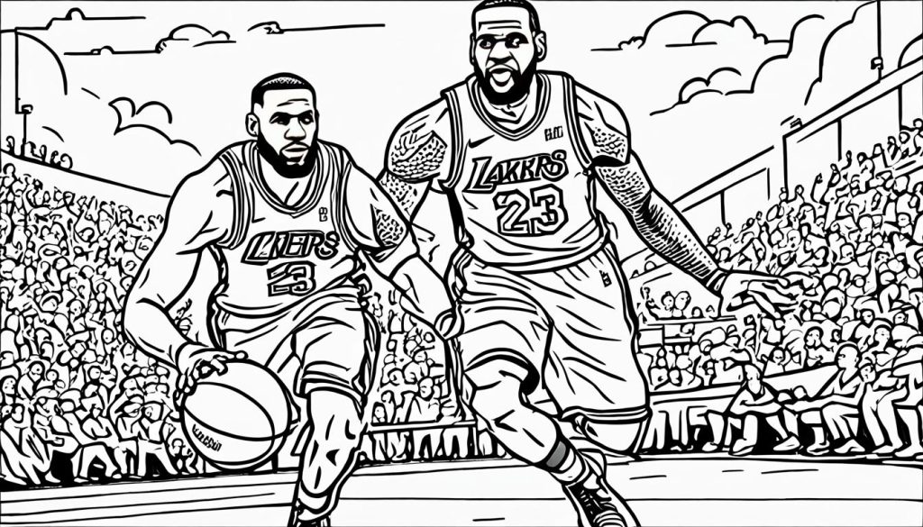 LeBron James Drawing for Kids