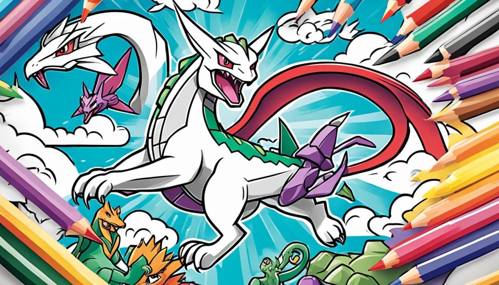 Legendary Pokemon Coloring Pages