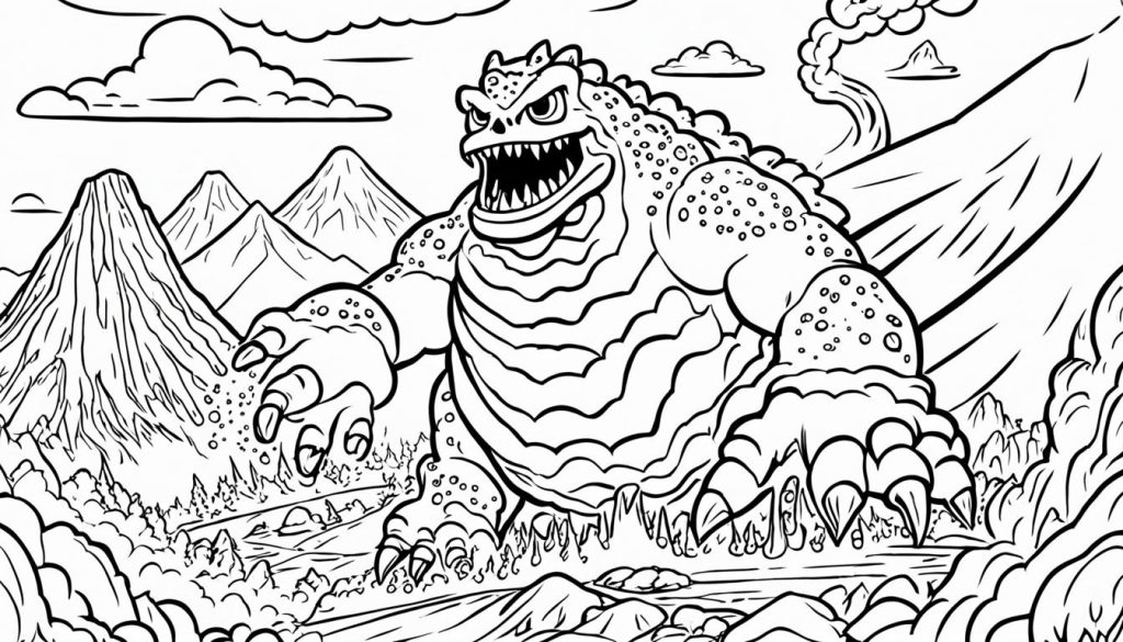 Legends in volcano drawings
