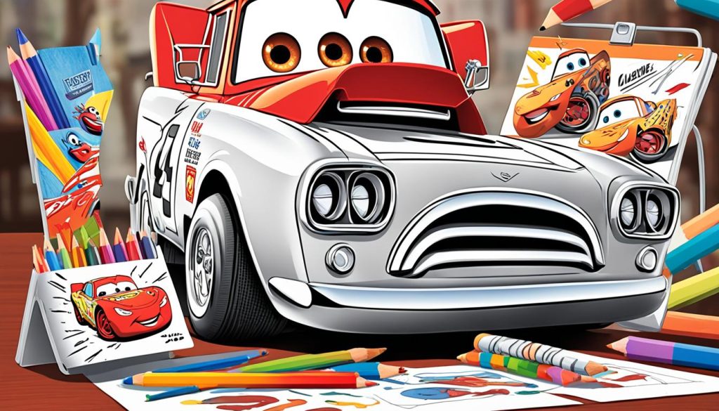 Lightning McQueen and Mater coloring pages