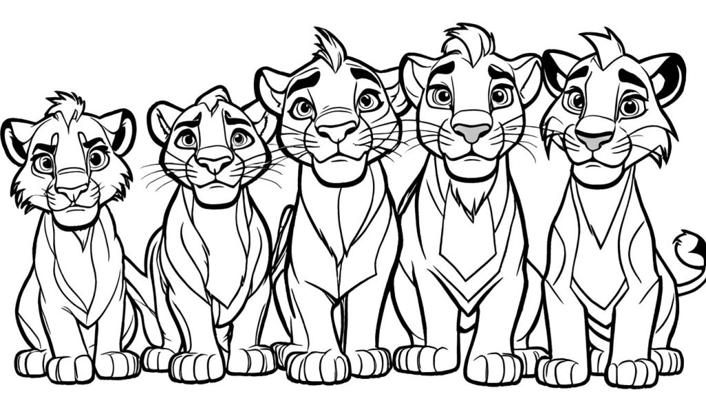 Lion Guard Coloring Pages