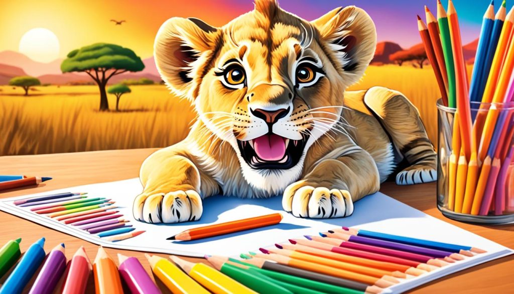 Lion Guard coloring book