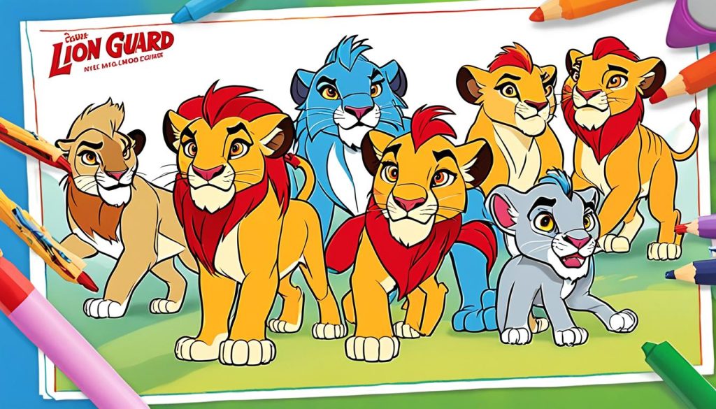 Lion Guard coloring pages printable