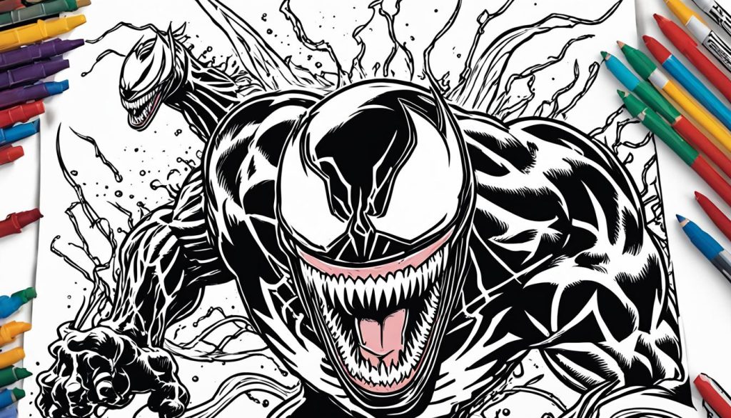 Marvel-themed coloring sheets