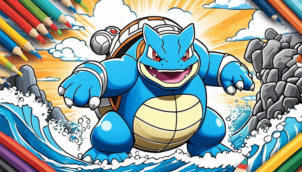 Mega Evolution Pokemon Coloring Pages