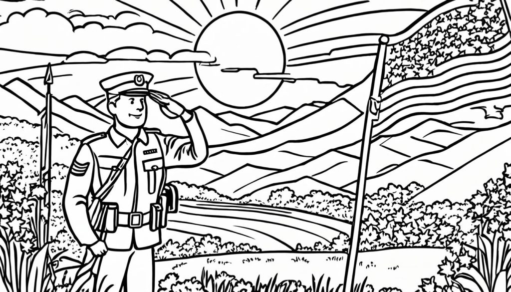 Memorial Day coloring pages