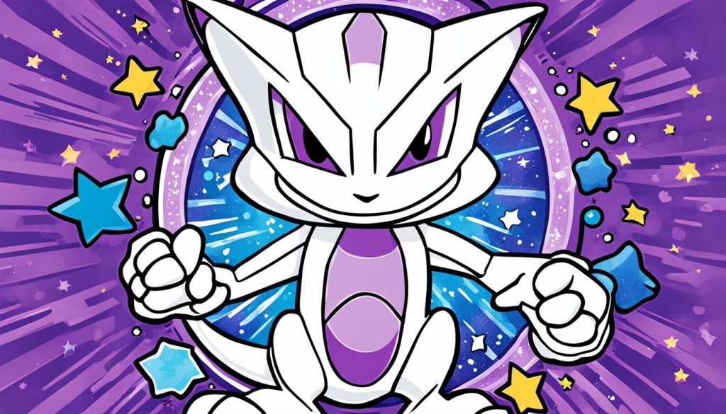 Mewtwo coloring page crafts