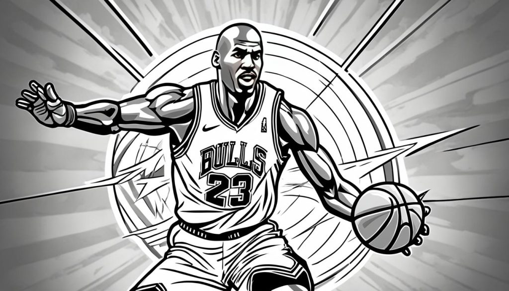 Michael Jordan printable coloring pages