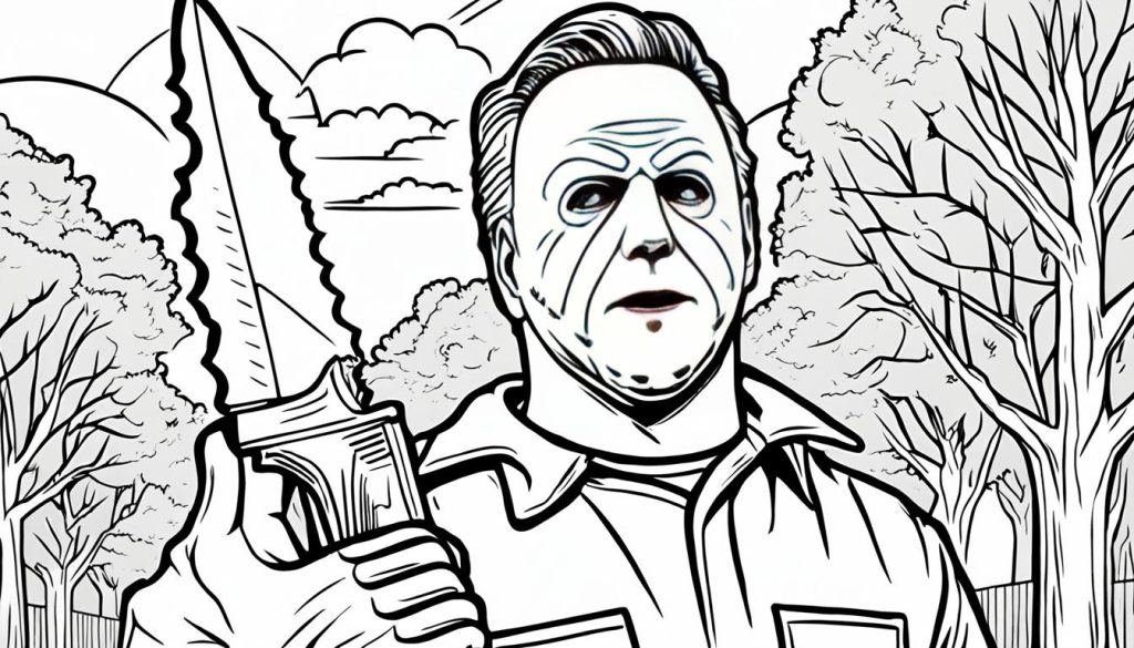 Michael Myers Coloring Images