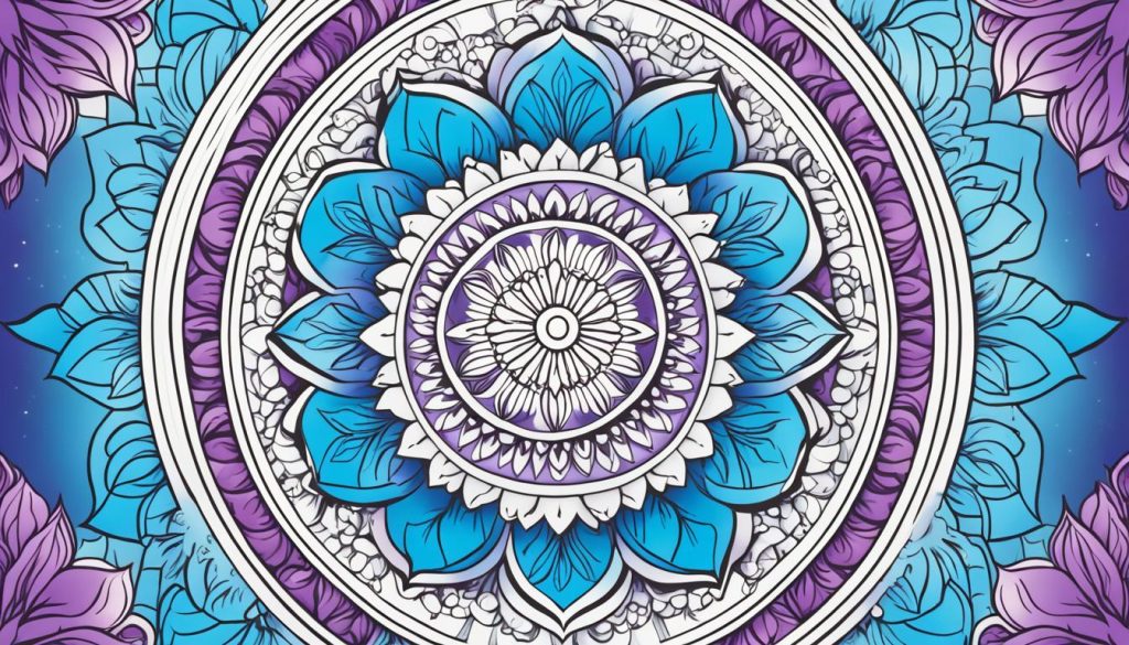 Mindfulness coloring page from a Spirit coloring book