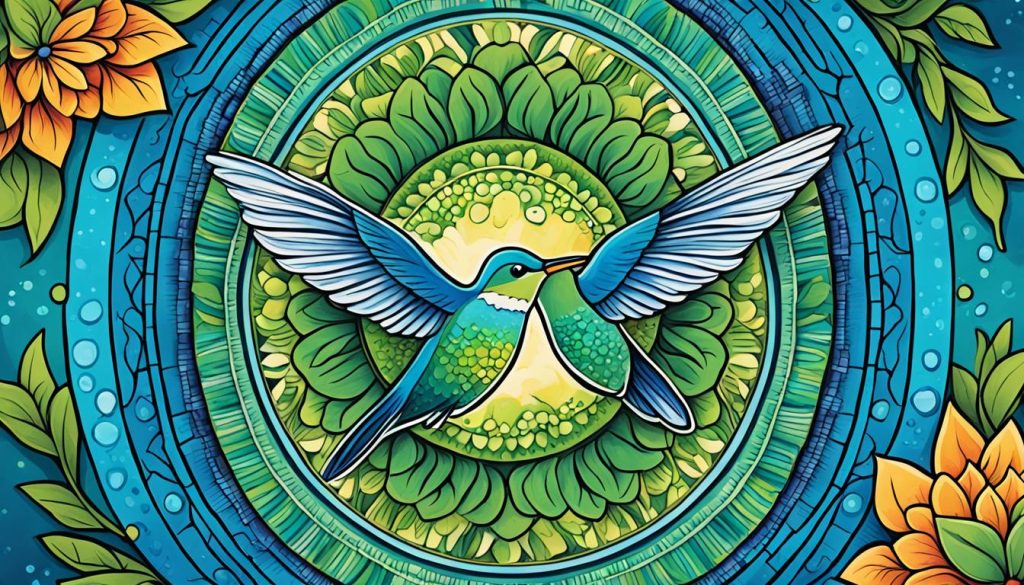 Mindfulness coloring with Spirit coloring pages