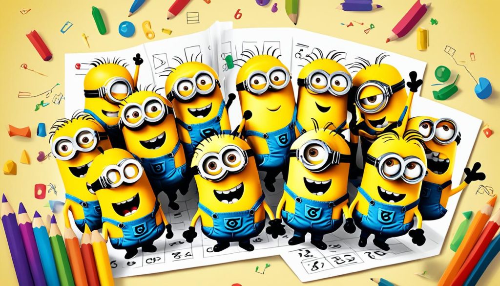 Minion educational activities for kids