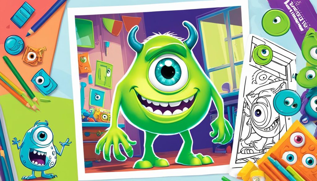 Monsters Inc coloring sheets