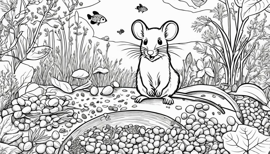 Mouse Facts in Coloring Pages