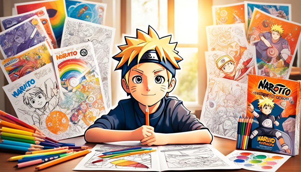 Naruto Coloring Book Pages Crafts