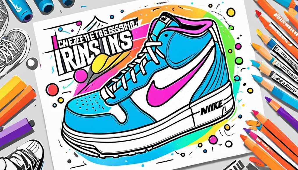 Nike Coloring Page
