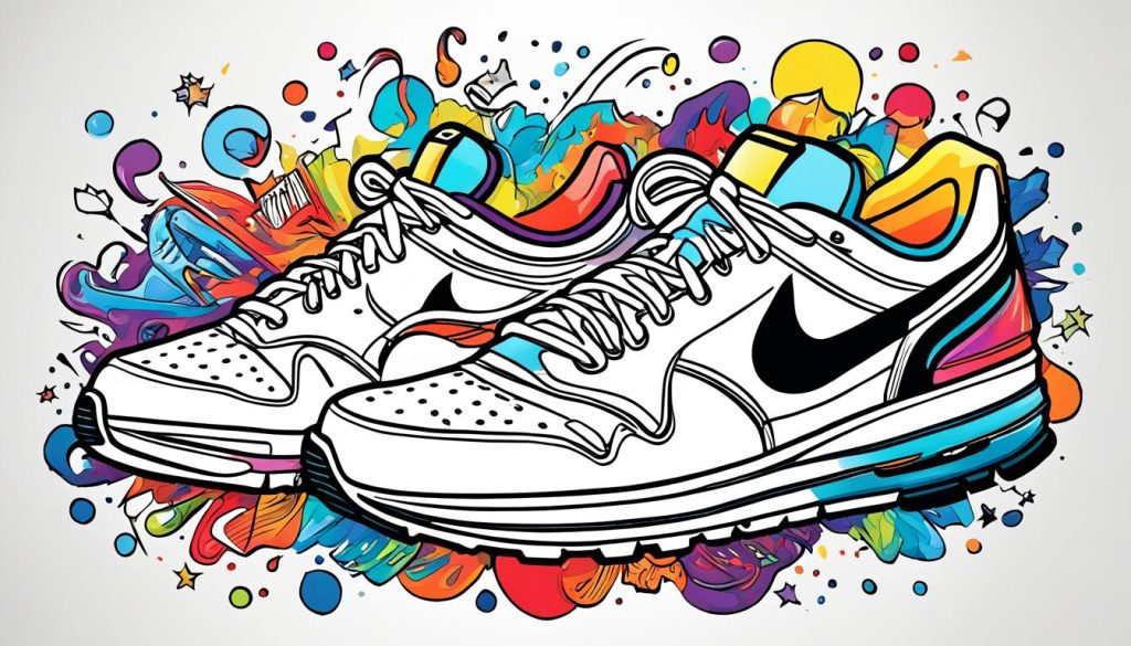 Nike coloring masterpiece