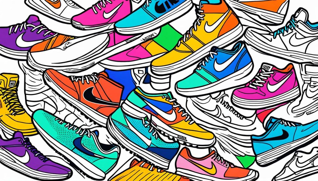 Nike coloring pages free
