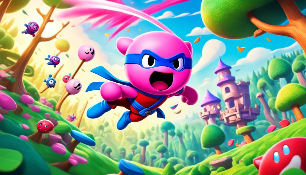 Ninja Kirby for kids from Dream Land