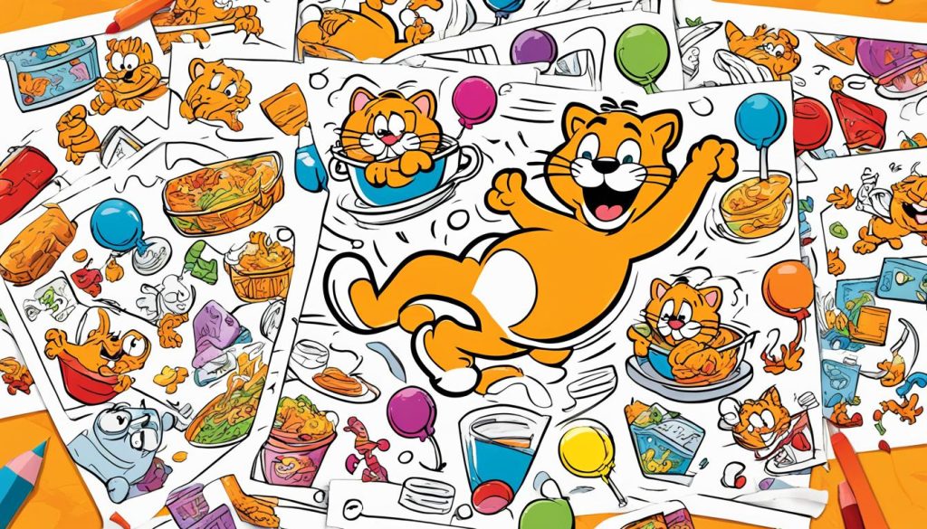 Printable Garfield Coloring Sheets