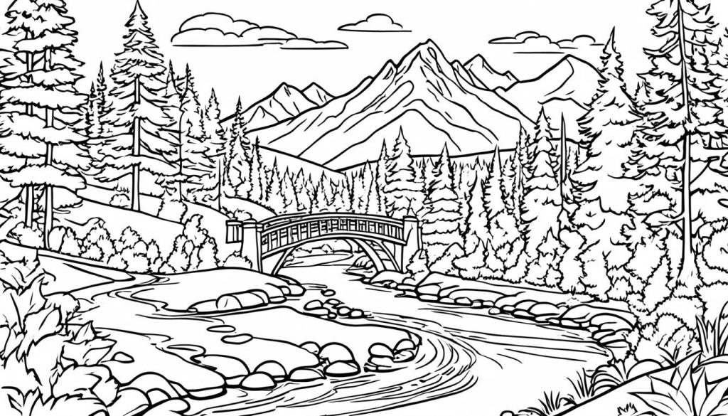 Printable Landscape Coloring Sheets Printable Landscape Coloring Sheets