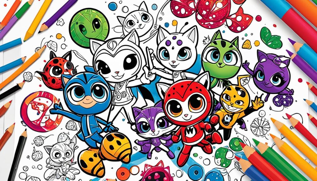 Printable Miraculous Coloring Book