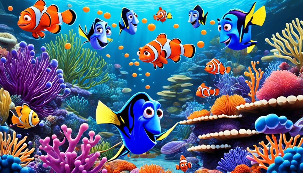 Safe Finding Nemo Coloring Pages