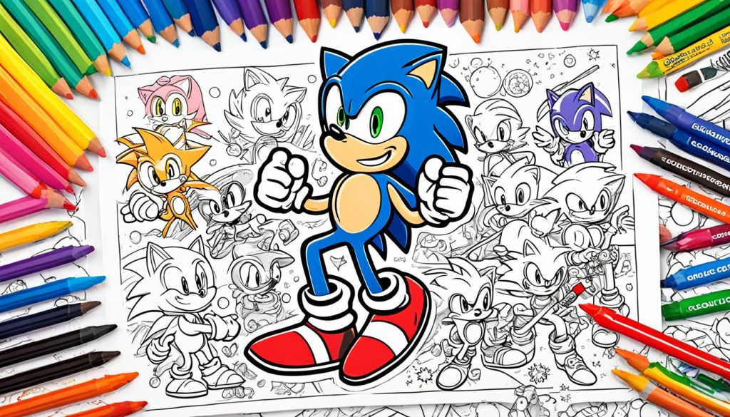 Sonic Coloring Activities
