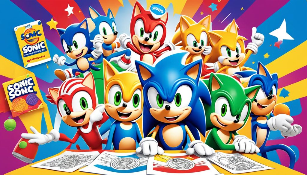 Sonic printable coloring pages
