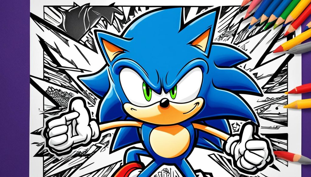 Sonic the Hedgehog Coloring Page Sonic the Hedgehog Coloring Page