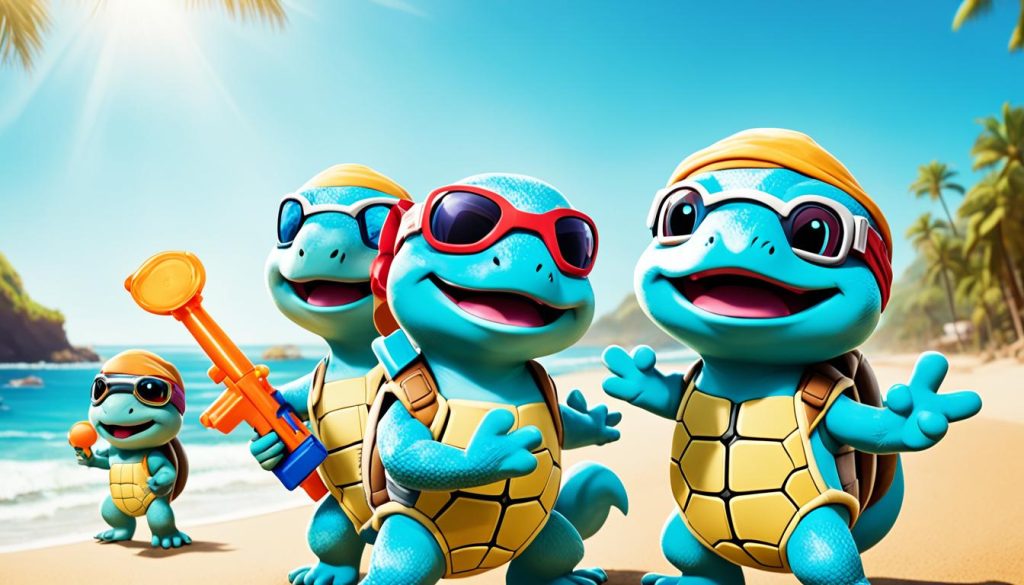 Squirtle Squad coloring sheets