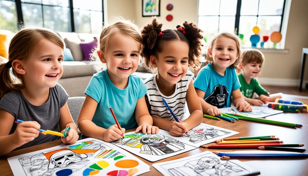 Star Wars coloring book Star Wars coloring book