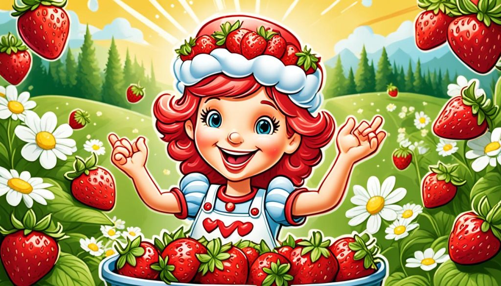 Strawberry Shortcake Coloring Book Art