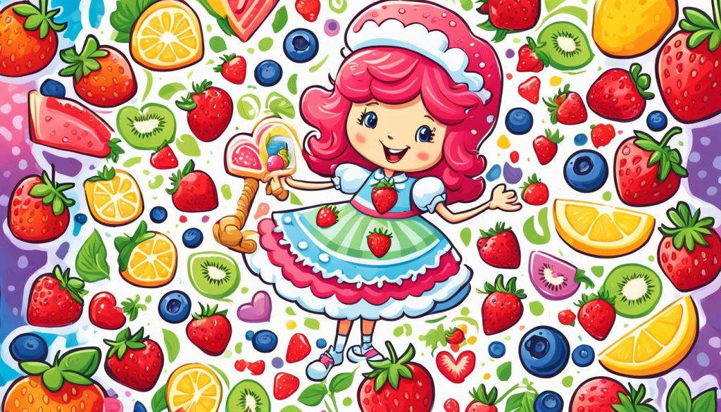 Strawberry Shortcake coloring images