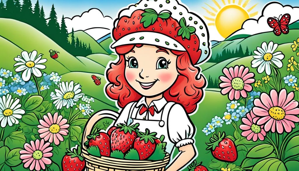 Strawberry Shortcake coloring picture