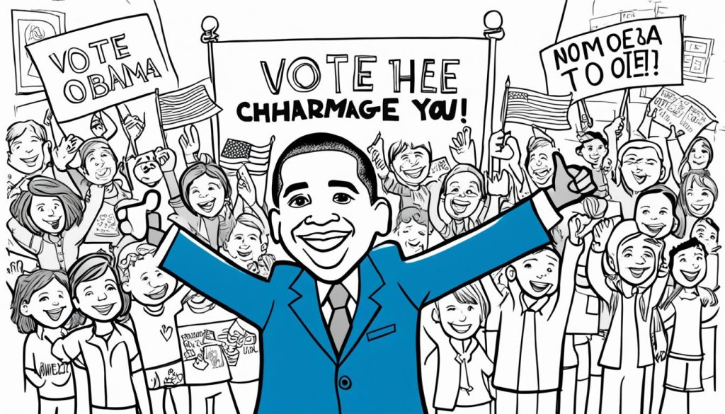 Students for Obama Coloring Pages