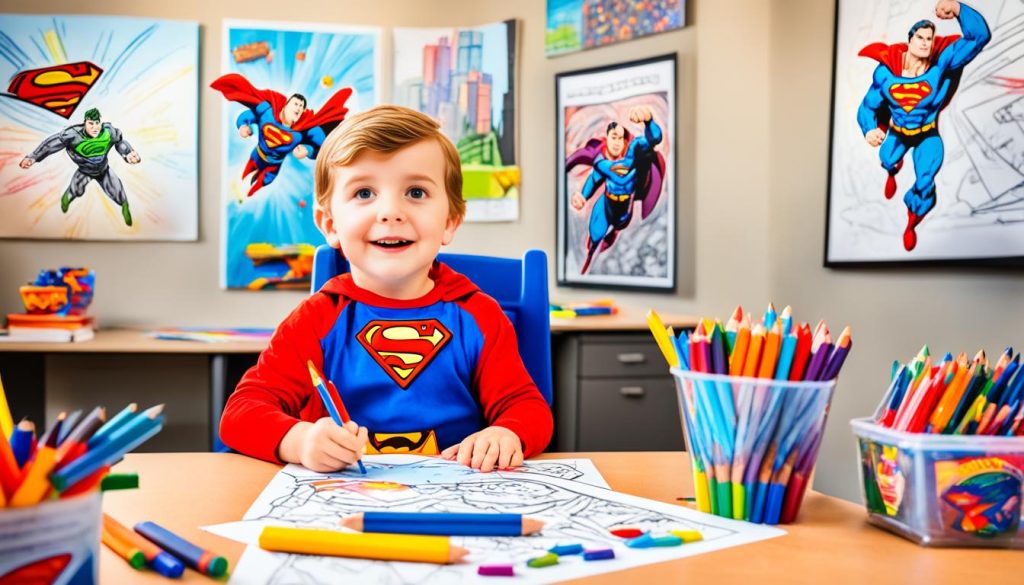 Superman Coloring Activities