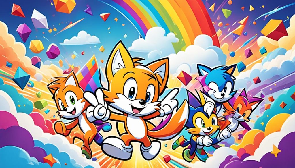 Tails coloring pages journey