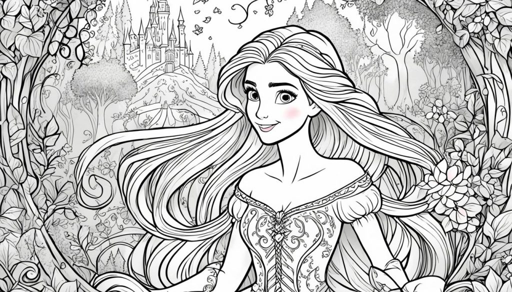 Tangled coloring pages for all ages