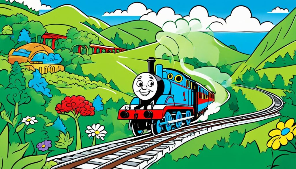 Thomas the Train Coloring Pages
