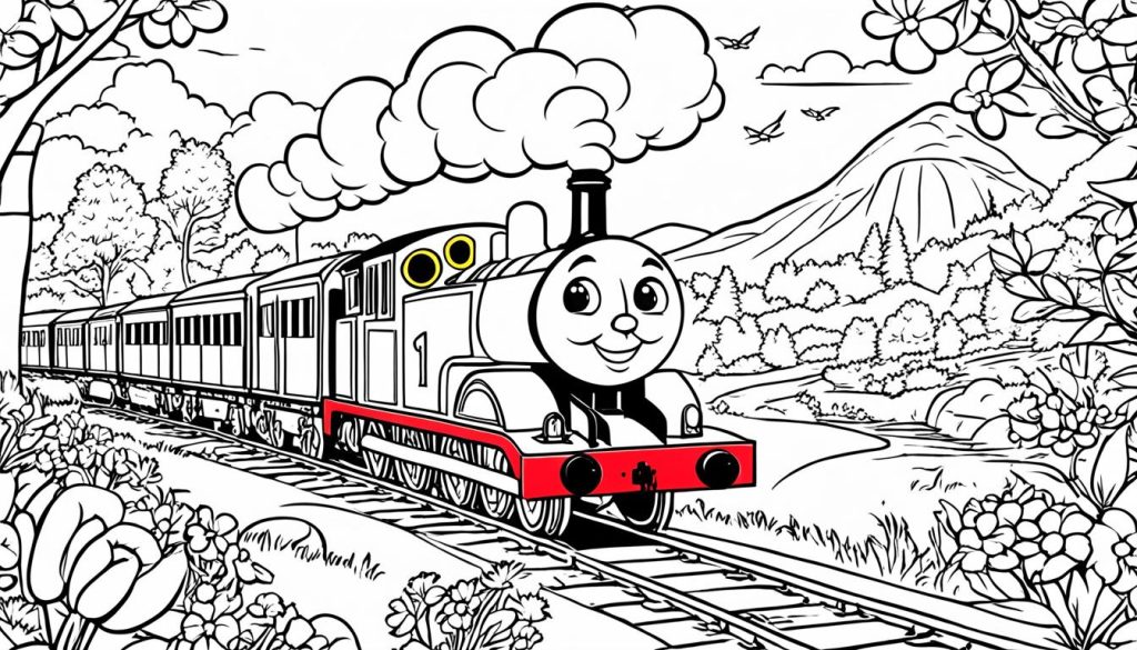 Thomas the Train Coloring Pictures