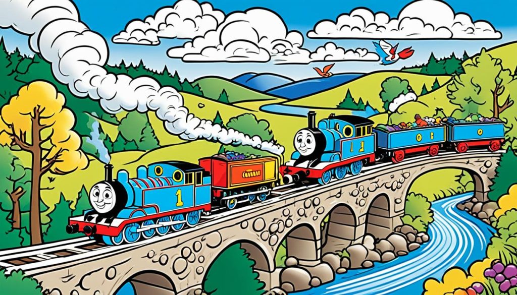 Thomas the Train coloring images