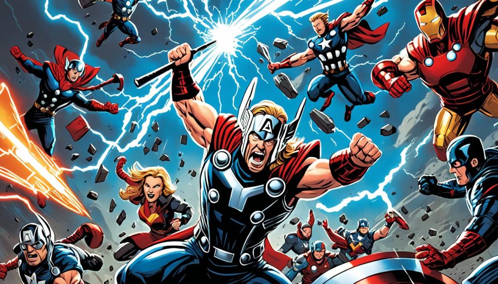 Thor with Avengers